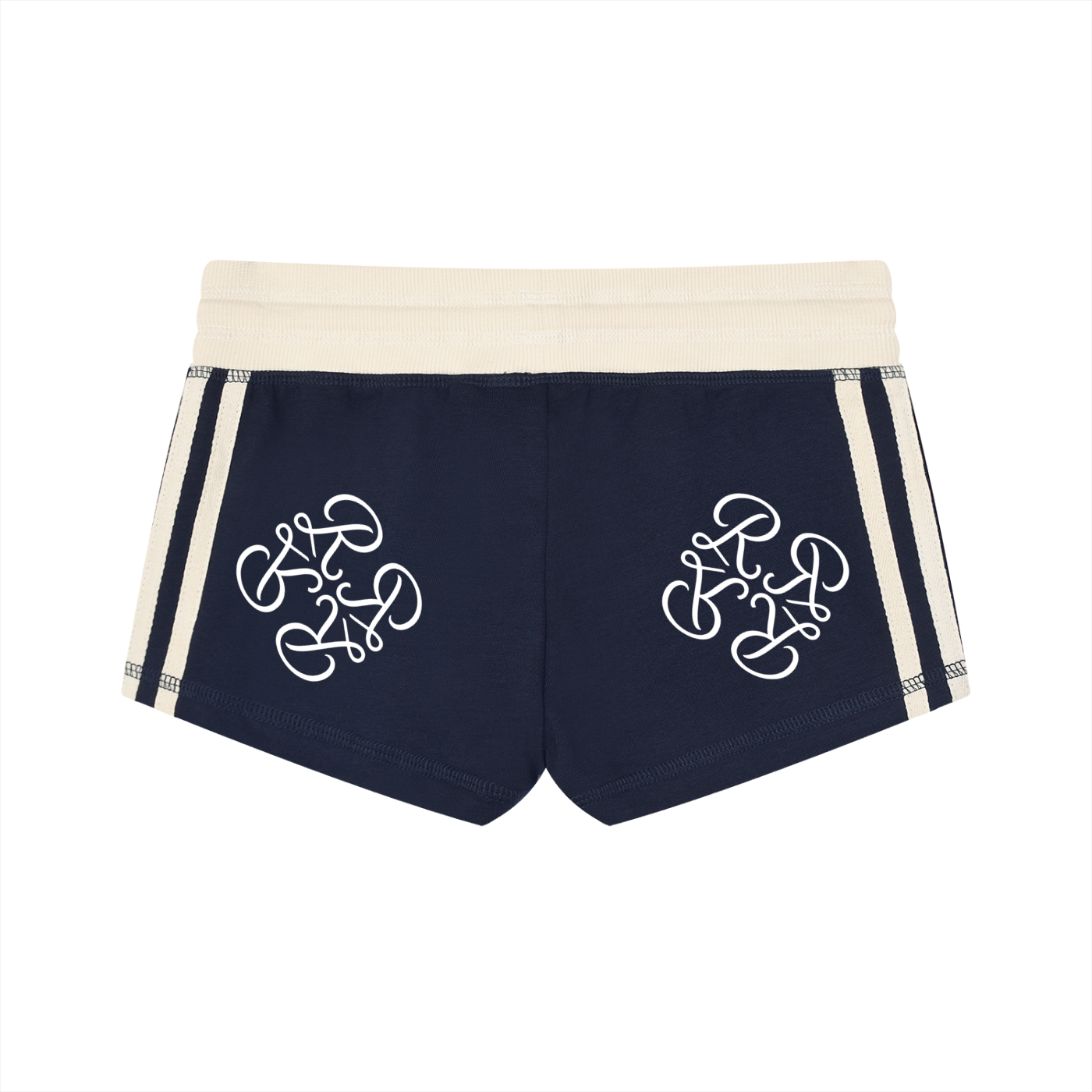 Women's Contrast Stripe Track Shorts