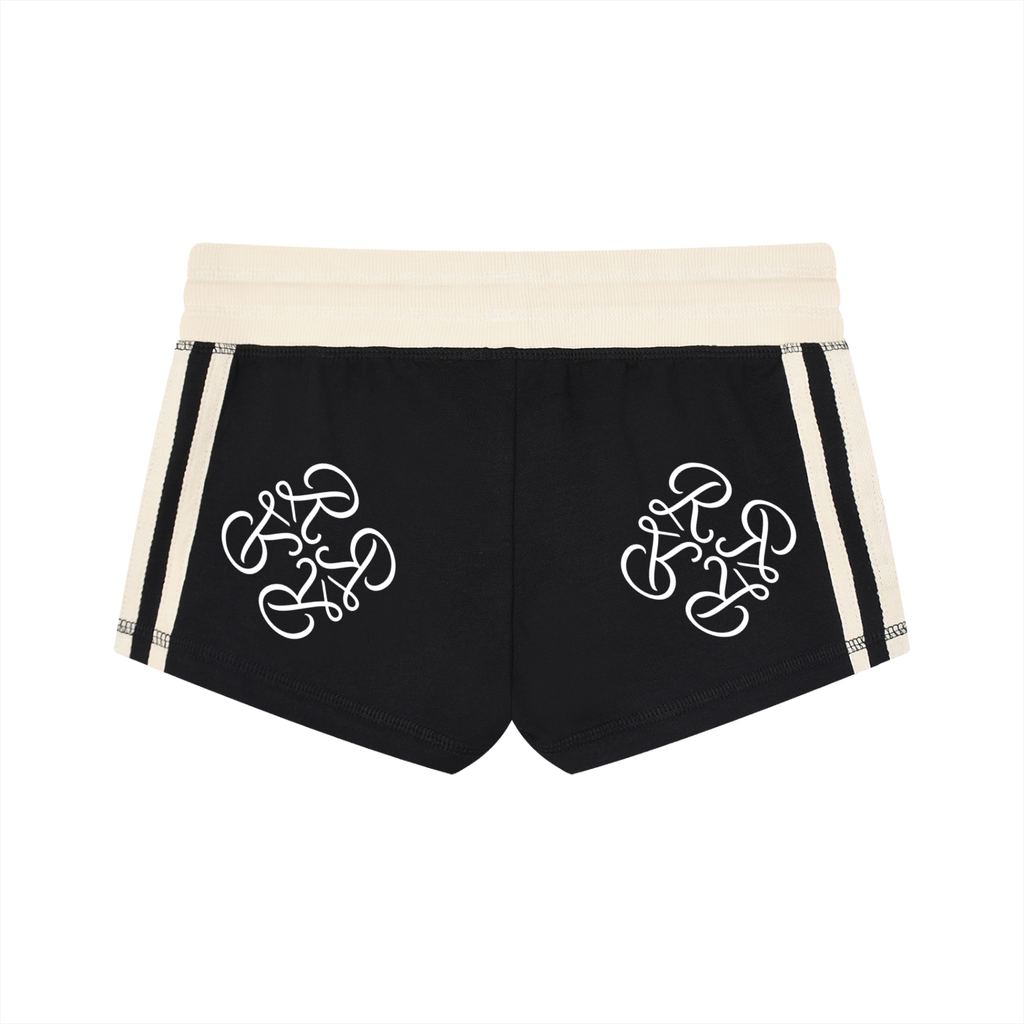 Women's Contrast Stripe Track Shorts