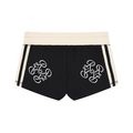 Women's Contrast Stripe Track Shorts