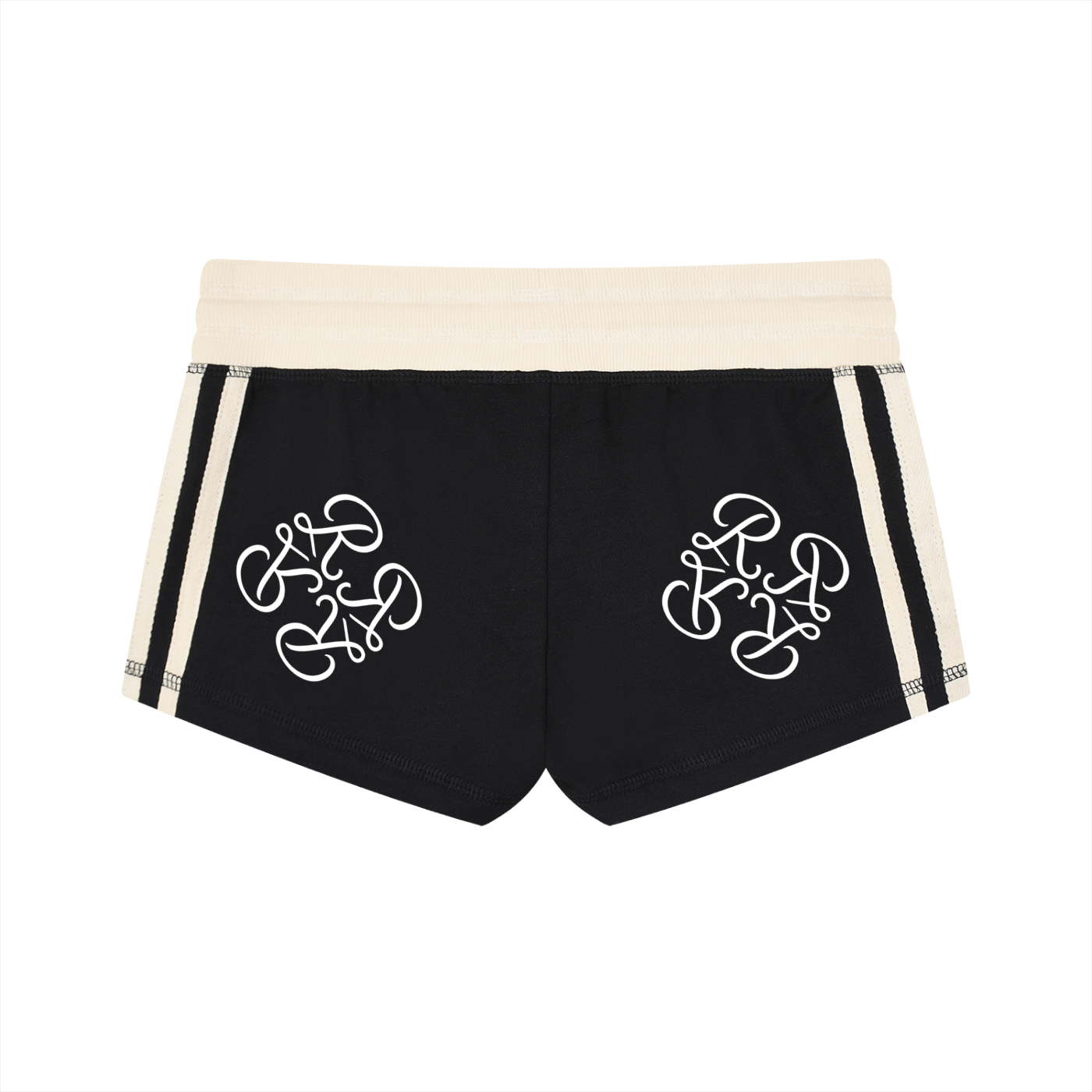 Women's Contrast Stripe Track Shorts
